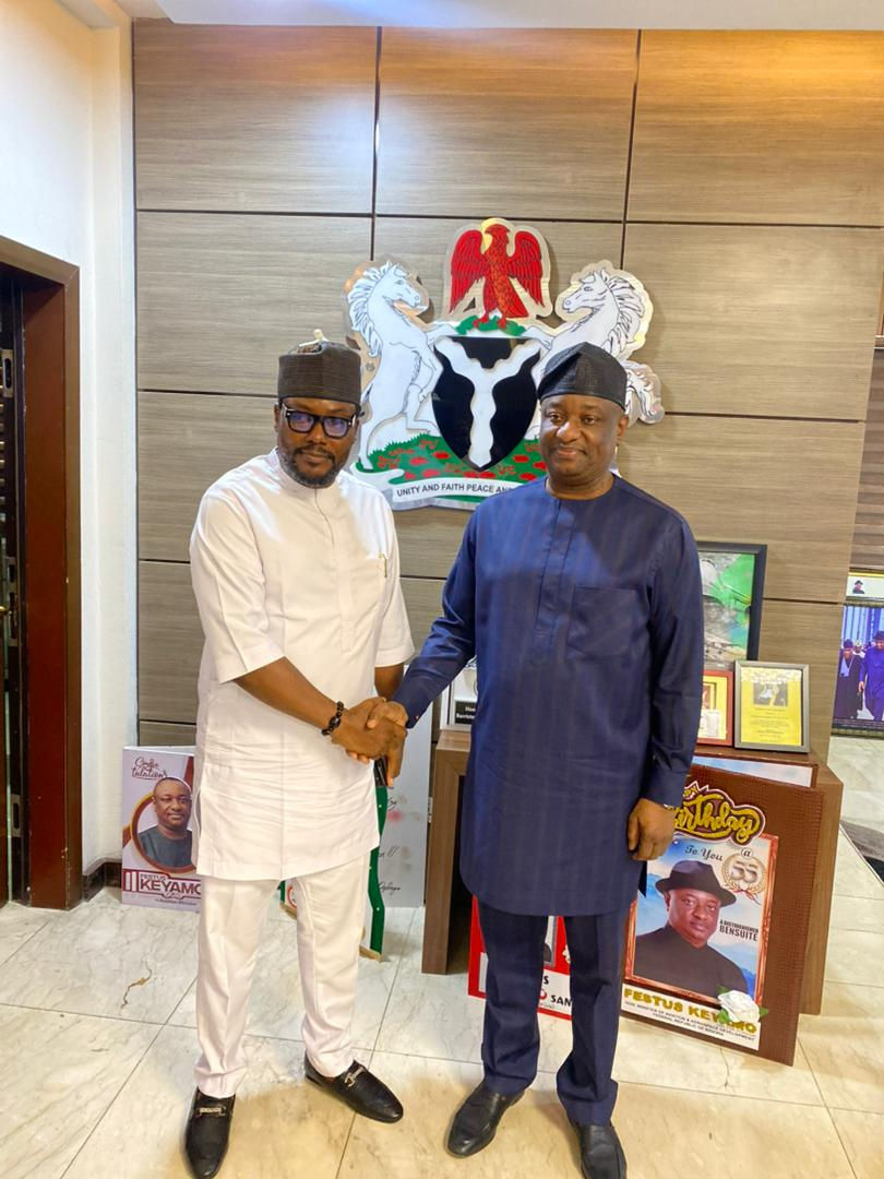 Ovie Kevin Akpewe President of IGLOO GROUP and The Honorable Minister of Aviation - Festus