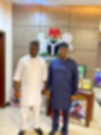 Ovie Kevin Akpewe President of IGLOO GROUP and The Honorable Minister of Aviation - Festus