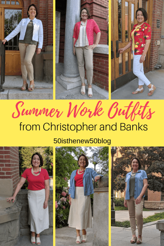 Summer work outfits from Christopher and Banks