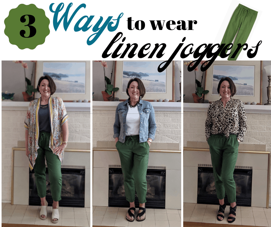 3 Ways to Wear Linen Joggers