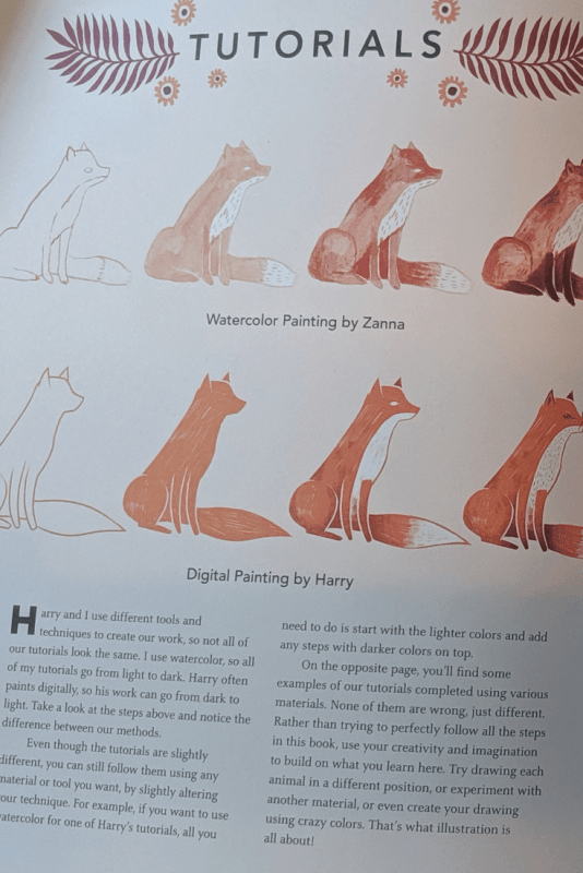 The Creature Garden - An Illustrator's Guide to Beautiful Beasts & Fictional Fauna by Harry & Zanna Goldhawk .