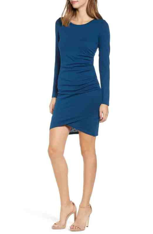 Leith Ruched Tank Dress Nordstrom Winter Sale