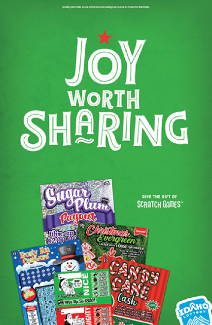 Idaho Lottery Joy Worth Sharing #joyworthsharing campaign