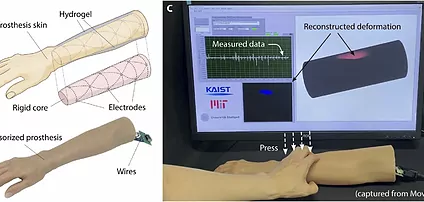 Piel robótica que también es capaz de sentir
