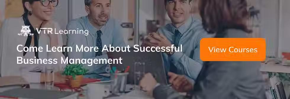 A call to action inviting readers to take courses for business success