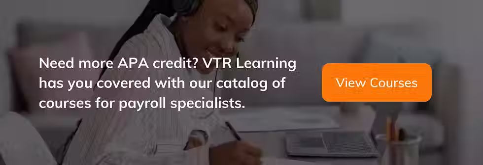 Call to action, imploring readers who need APA credit to check out online courses