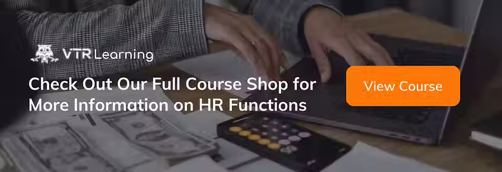 A call to action for readers to take online courses to learn more about HR functions