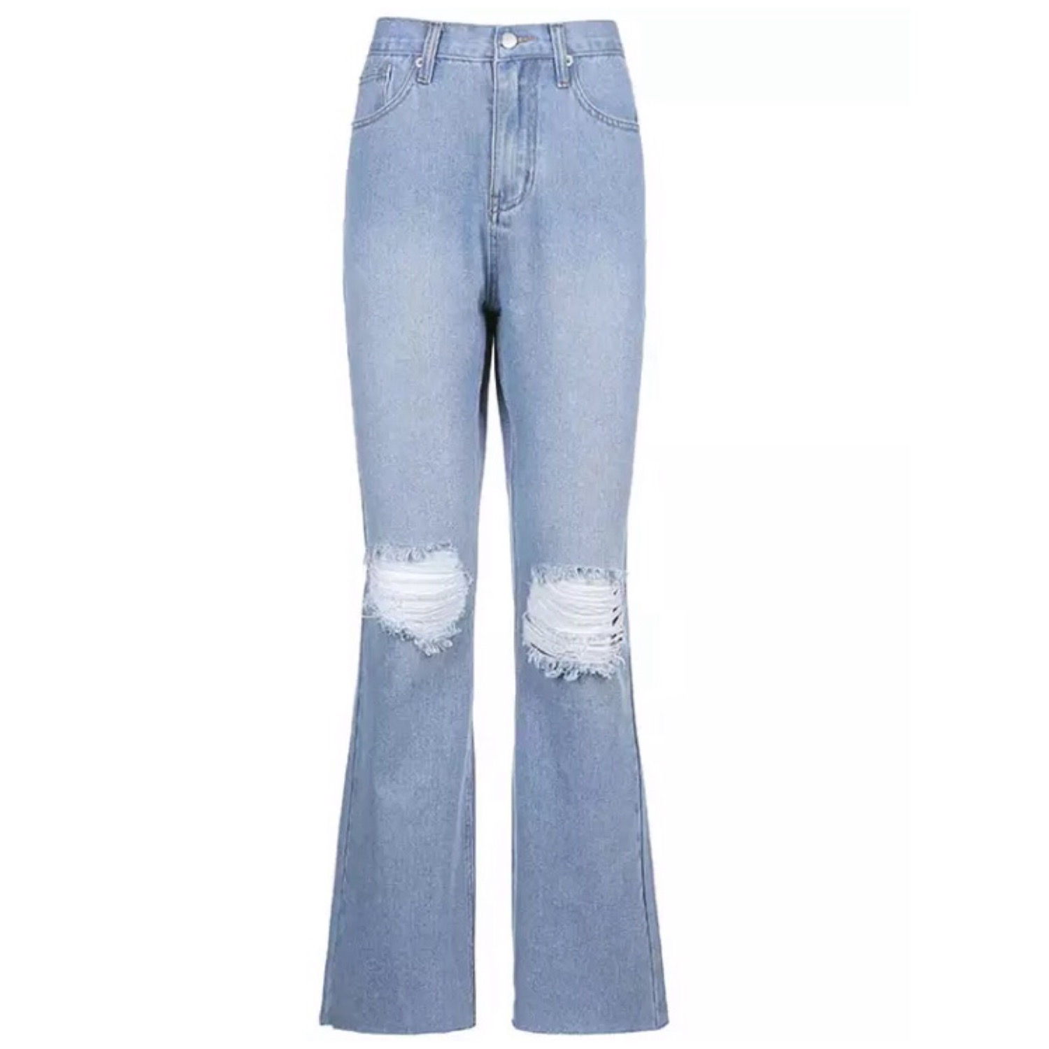 Pantalon jean déchiré ,grande taille 