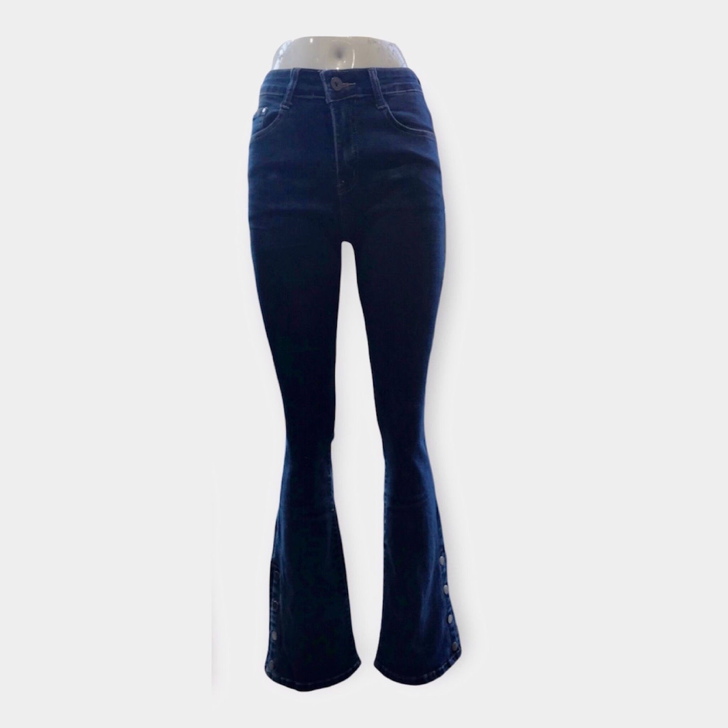 Pantalon jean bas large