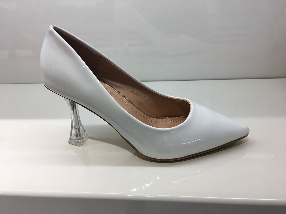 Miniature : Escarpins femme (avec talons transparents,7 cm)
