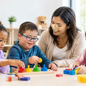 Inclusión preescolar con apoyo y seguridad