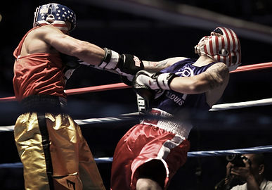 Incontro di boxe copia