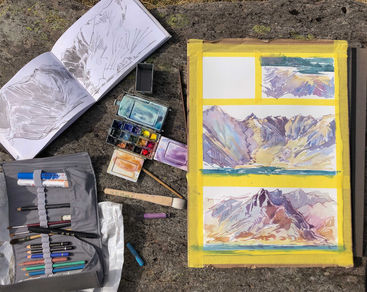 Piera Cirefice-Snowdonia-wild-swimming-painting-plein-air-cwm-Idwal.jpg