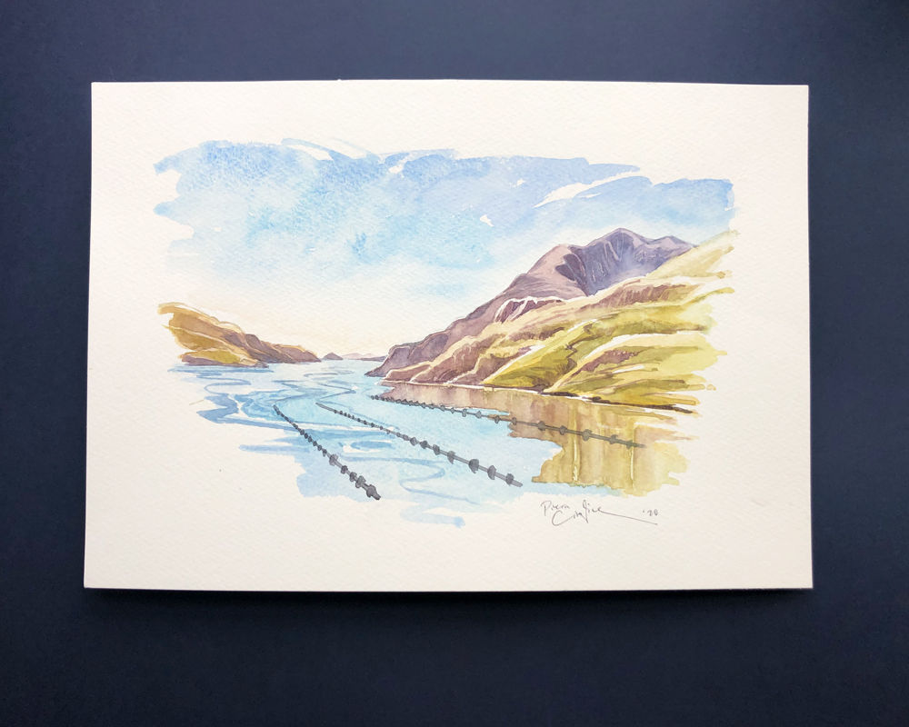 Killary Harbour Original Watercolour Painting