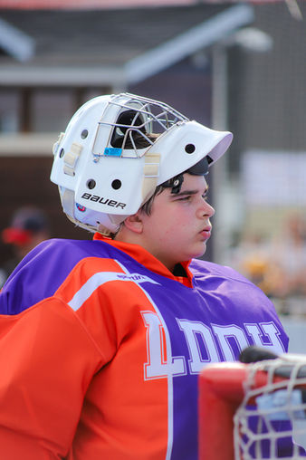 Photographie prise lors du tournois de ligue dek hockey junior à Sherbrooke le 13 aout 2023.