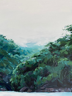 "As the Mist sits' SOLD