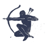 Archer Movement Archery Logo Mascot
