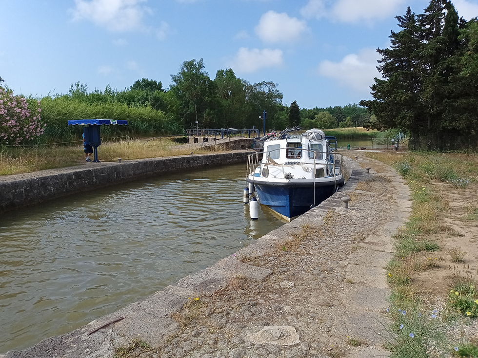 Bagnas - the Last Lock on the Canal du Midi