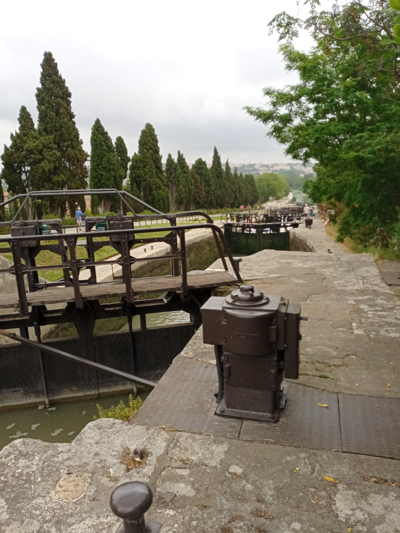 Fonserannes Staircase at the End of the Long Pound