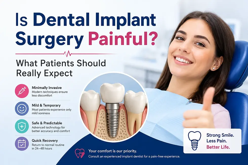Is Dental Implant Surgery Painful? What Patients Should Really Expect