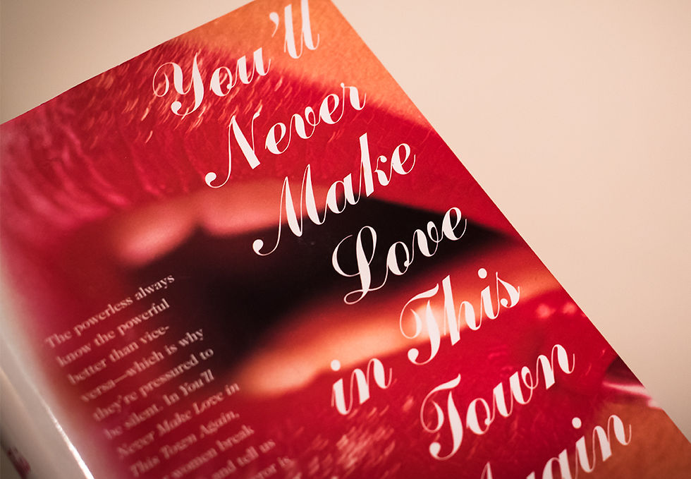 You'll Never Make Love in This Town Again book cover