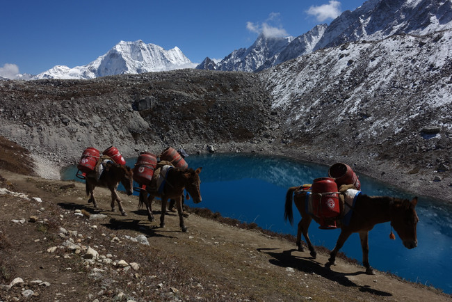 Vertical Nepal: Looking Back Near Tibet