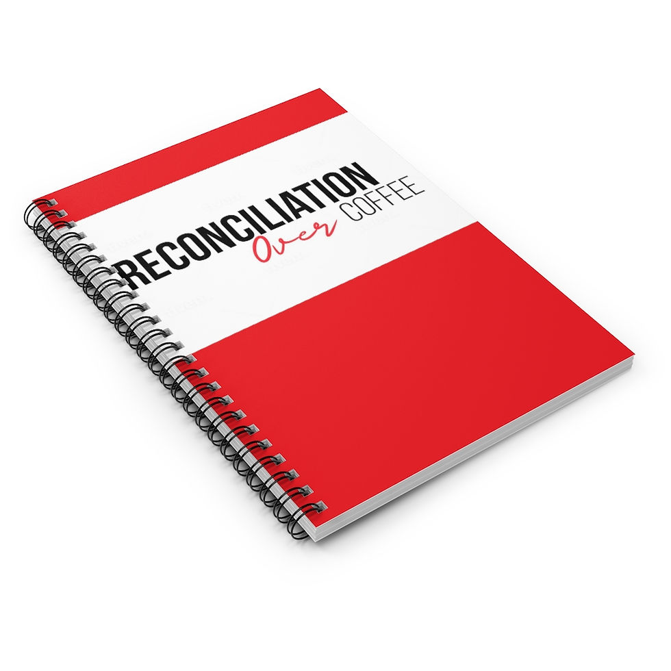 Thumbnail: Reconciliation Over Coffee Notebook - Ruled Line