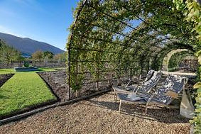 Seating in pears garden