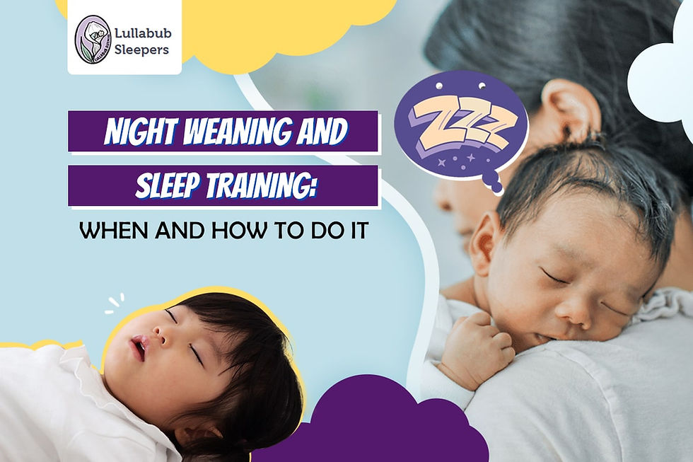 Night Weaning and Sleep Training: When and How to Do It 