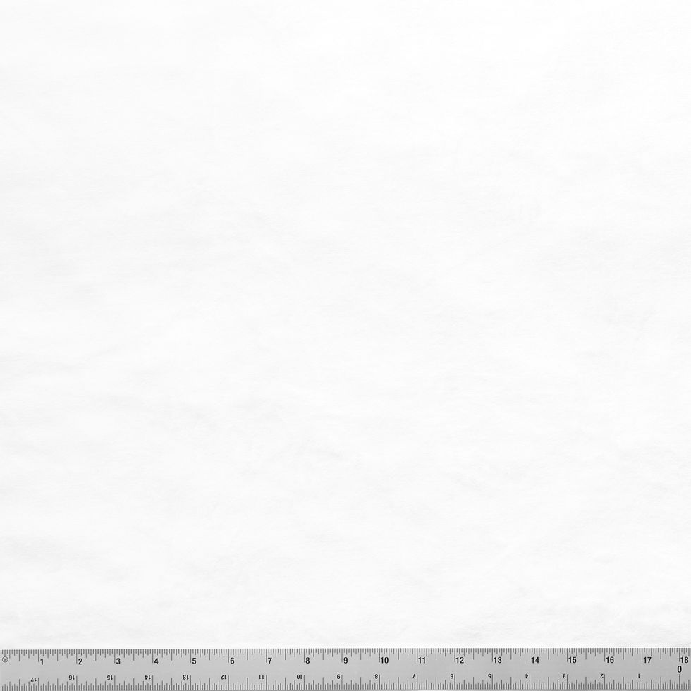White Silky Minky by EZ Fabric showing its smooth plush surface, 3 mm pile and 90-inch nominal width.