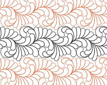 BASIC CURLED FEATHER.JPG feathers paisleys fancy digital longarm design