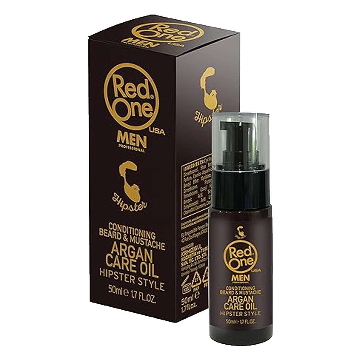 [REDONE] CONDITIONING BEARD & MUSTACHE ARGAN CARE OIL 50ML