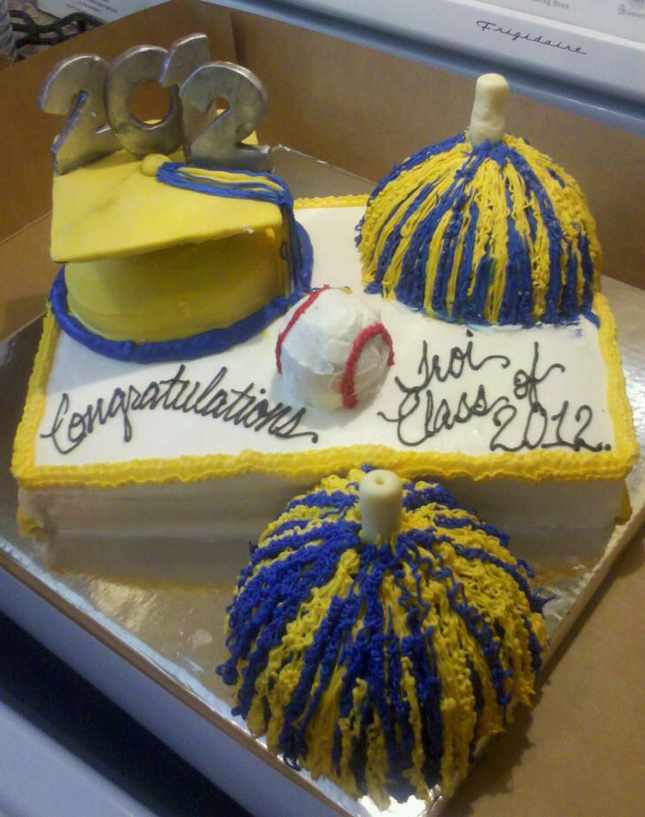 3D Graduation Cake