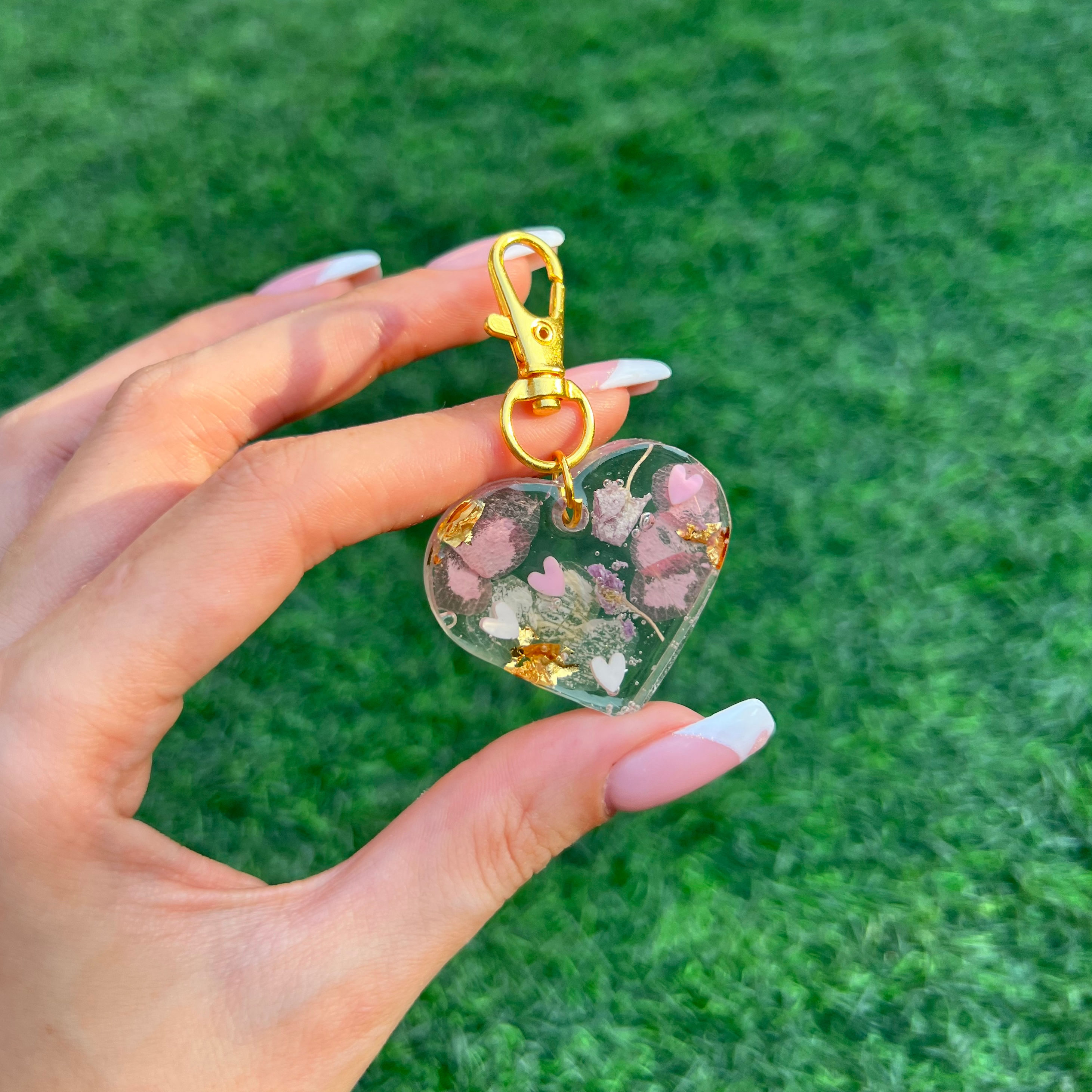Heart shaped keychain