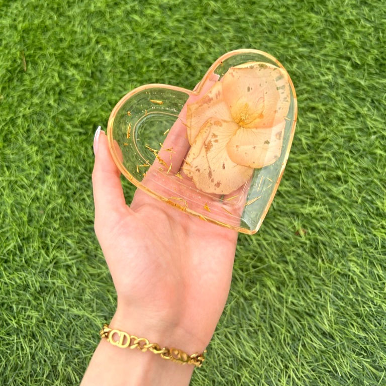 Heart shaped dish