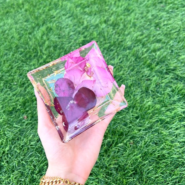 Square jewelry dish