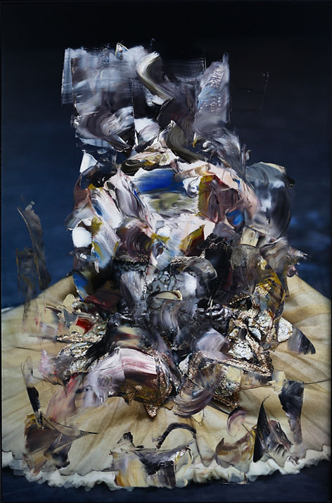 Zdenek Konvalina, Painting on Photography, Intangble portrait, Zdenek Konvalina artist