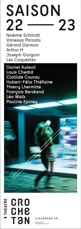 La programmation 22/23 du Théâtre du Crochetan dévoilée