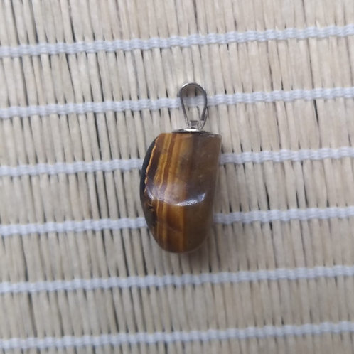 Pingente de Pedra Olho de Tigre