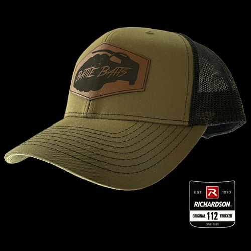 Battle Baits Patch Hat Camo Green / Black Back) Battle Baits