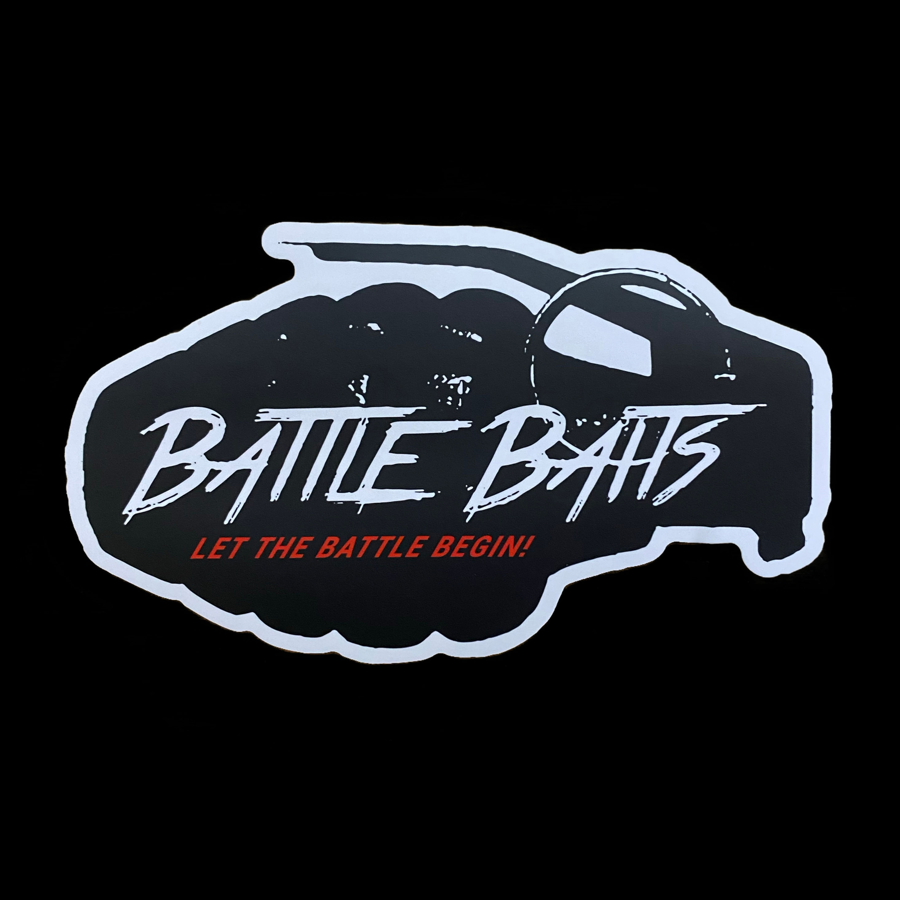Small Battle Baits Outdoor Decal Sticker!