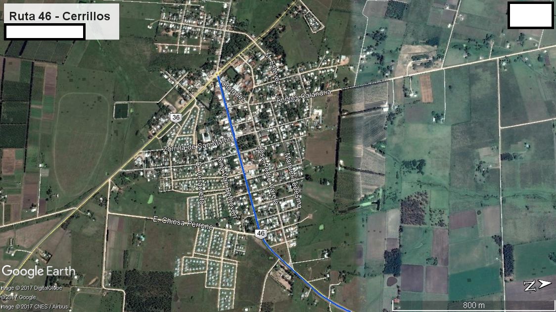 Z3 - Recorrido Cerrillos por Ruta 46 - Parte 1 (Cerrillos - Ruta 46)