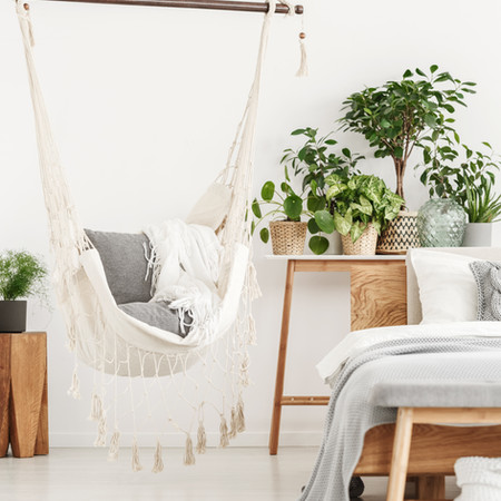 Hängematte im Schlafzimmer