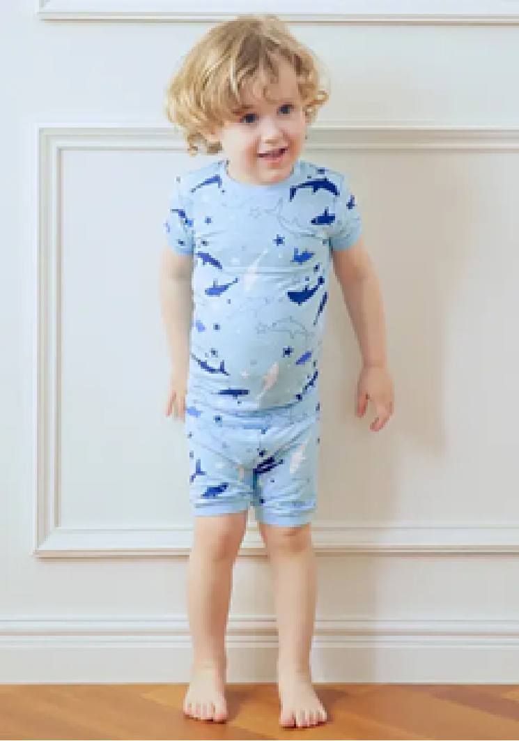 Thumbnail: Aqua Shark Viscose PJs