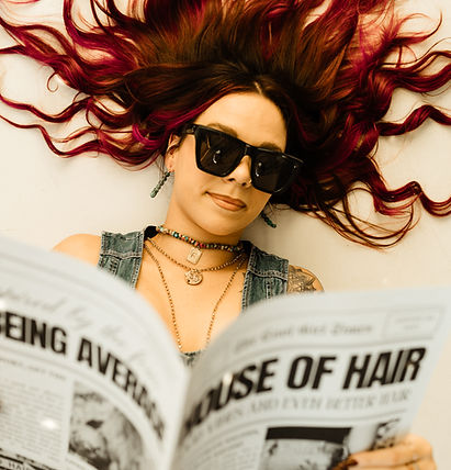good vibes and great hair