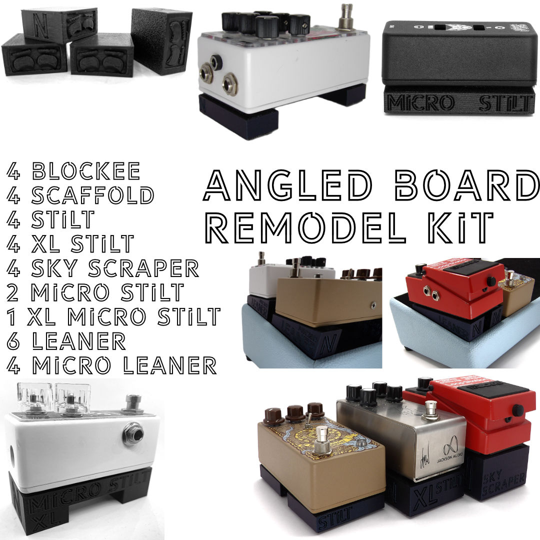 ANGLED BOARD REMODEL KIT - PEDAL RISERS