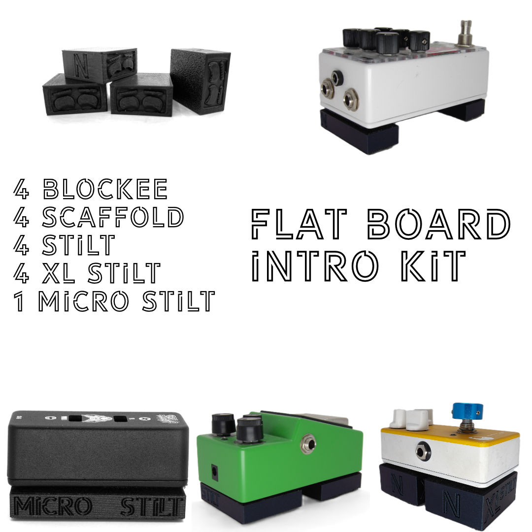 FLAT BOARD INTRO KIT - PEDAL RISERS
