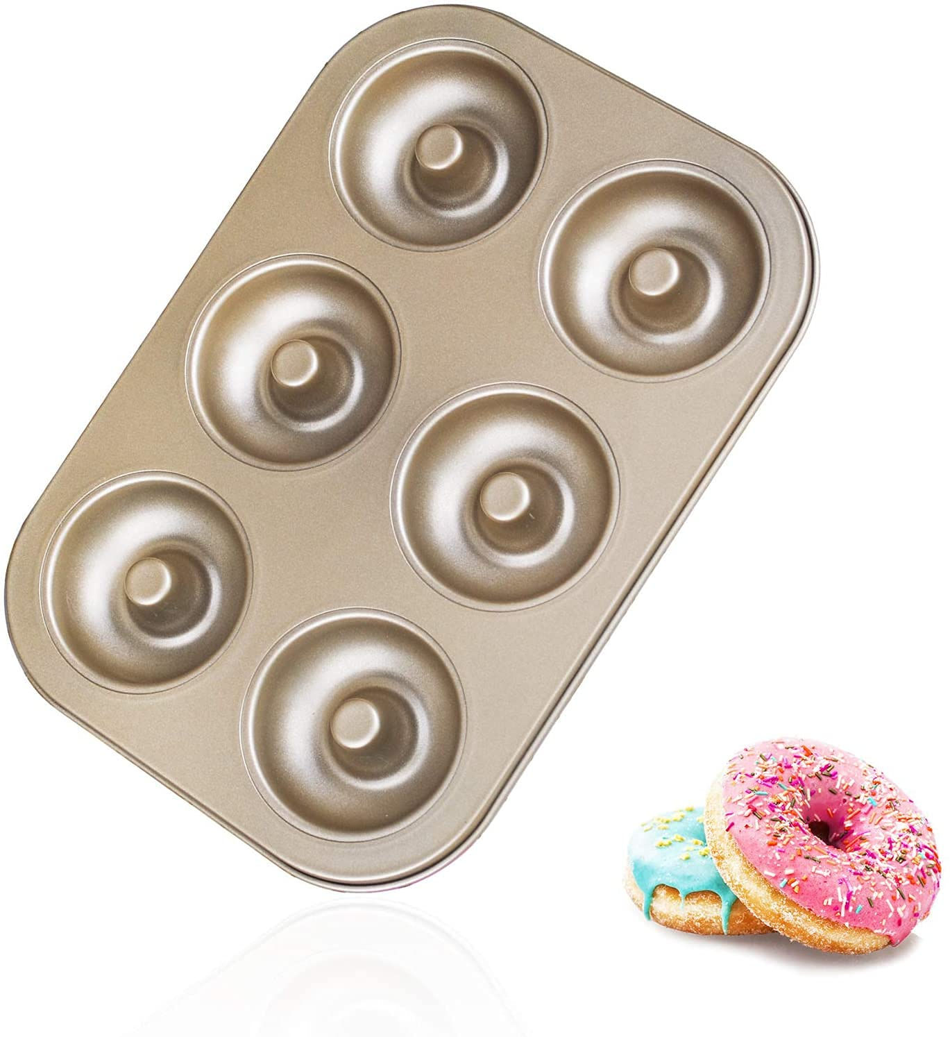 6 Cavity Mini Donut Mould – view 1 | Perfect Bakeware
