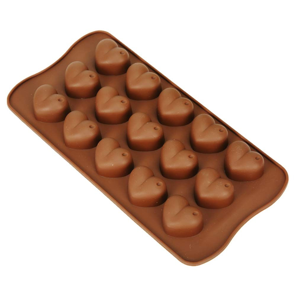 Silicone 15 Cavity Heart Shape Chocolate Mould