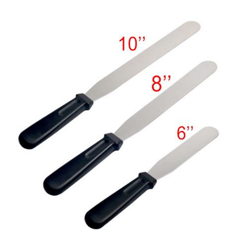 Cake Straight Icing Spatula Palette 6" 8" 10" Straight Spatula – view 2 | Perfect Bakeware